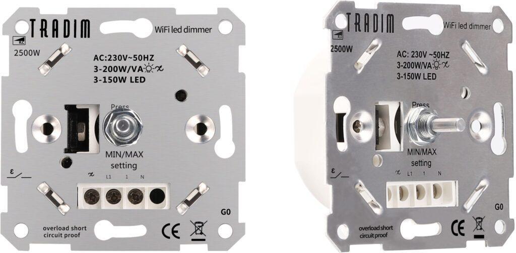 Wifi-Unterputz Dimmer 3-200W/VA