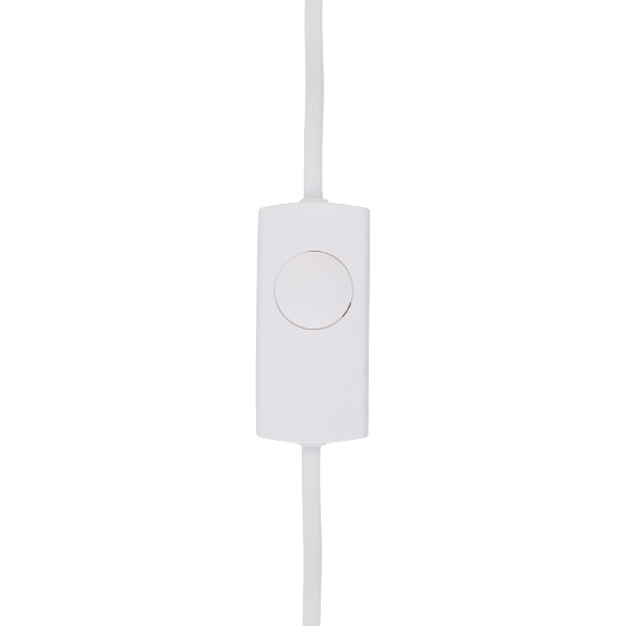 LED-Schnurdimmer, 2-100W/VA weiß mit Anschlusskabel
