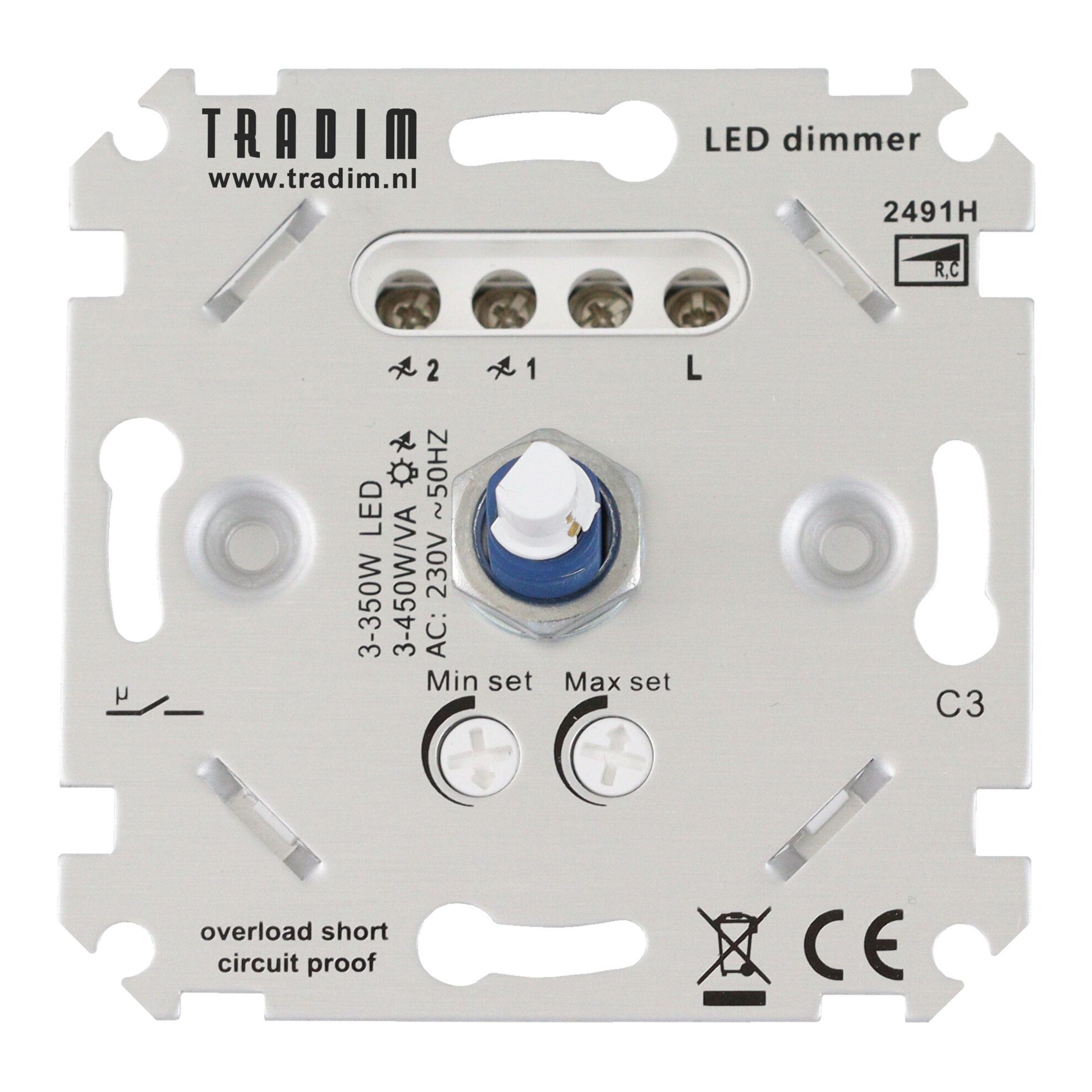 LED wall dimmer 3-350W LED